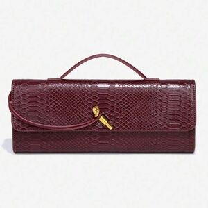 Elegant Burgundy Clutch
